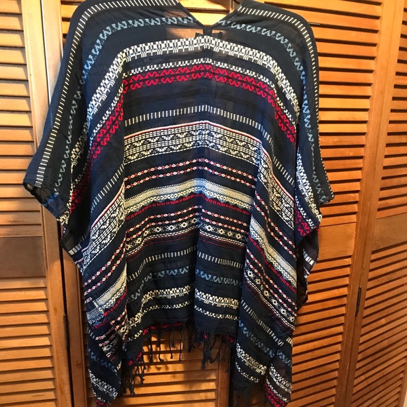 American Eagle Outfitters Aztec Design Kimono - Picture 7 of 9